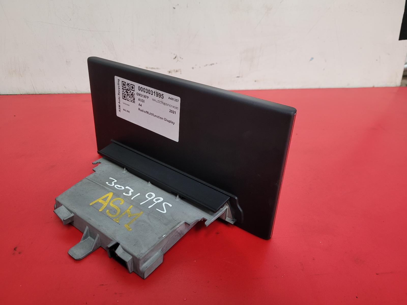 Radio Display A4 Audi 2021 