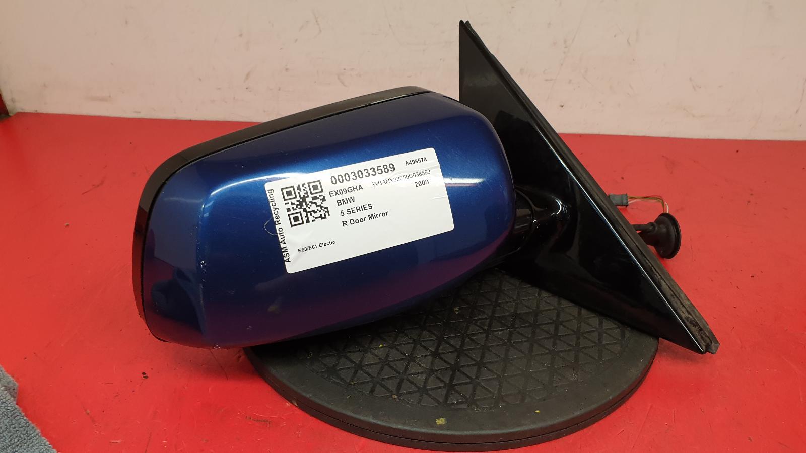 R Door Mirror 5 Series Bmw 2009 