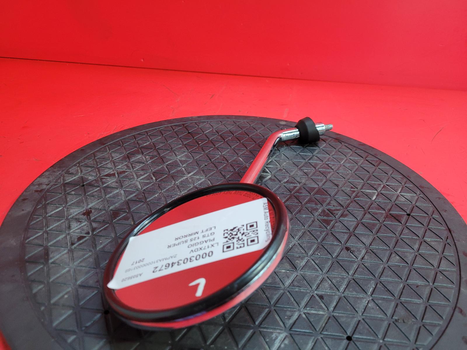 Left Mirror Gts 125 Super Piaggio 2017