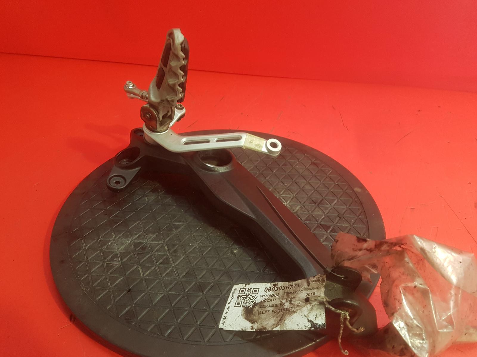 View Auto part Left Footrest Ducati Scrambler 1100 2018