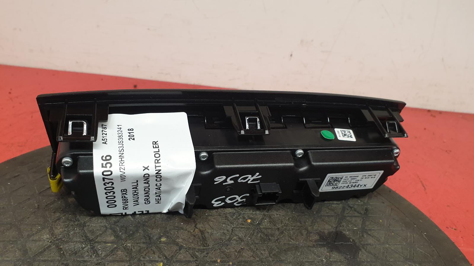 Heater/AC Controller Grandland X Vauxhall 2018