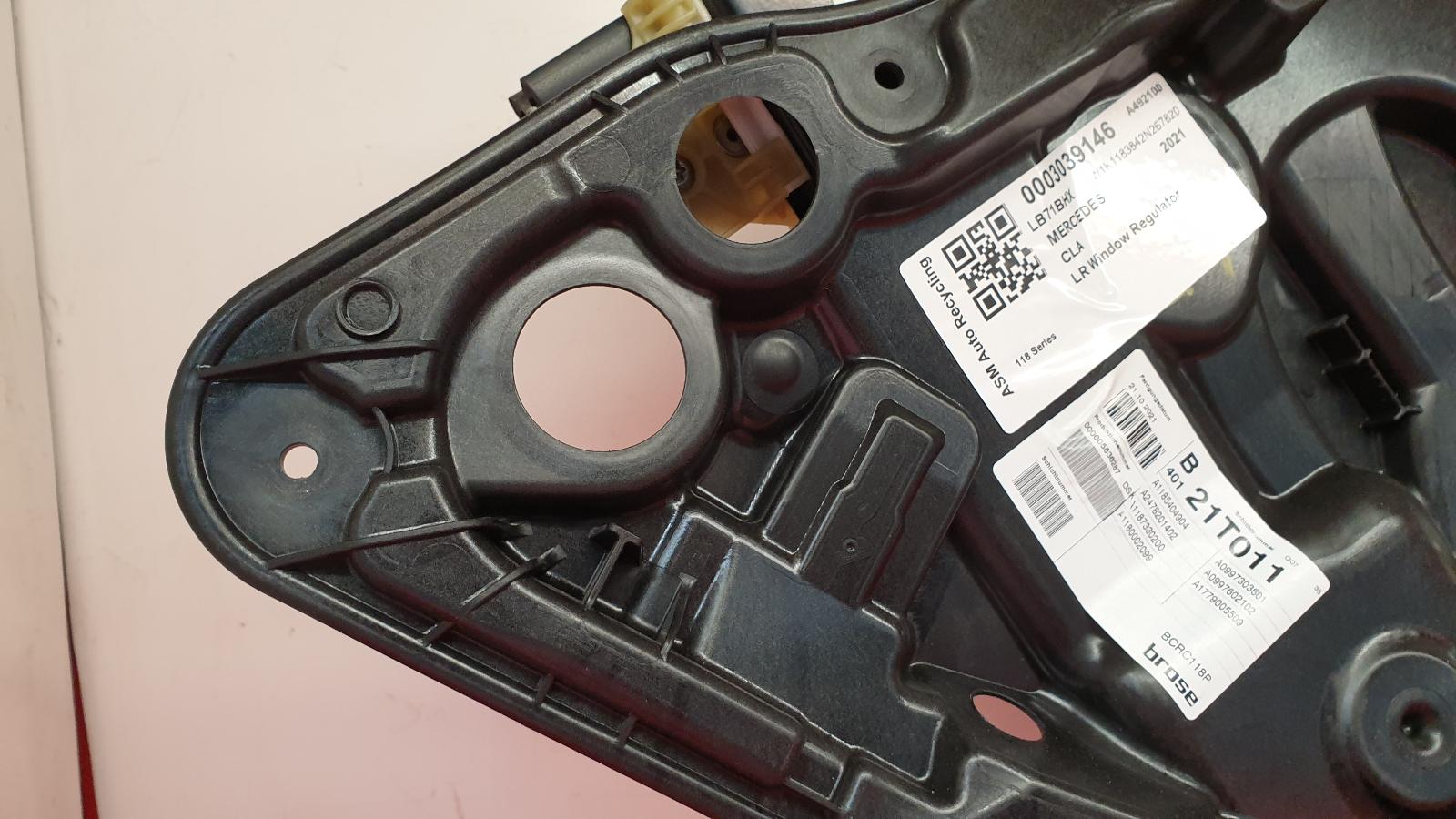 LR Window Regulator Cla Mercedes 2021 