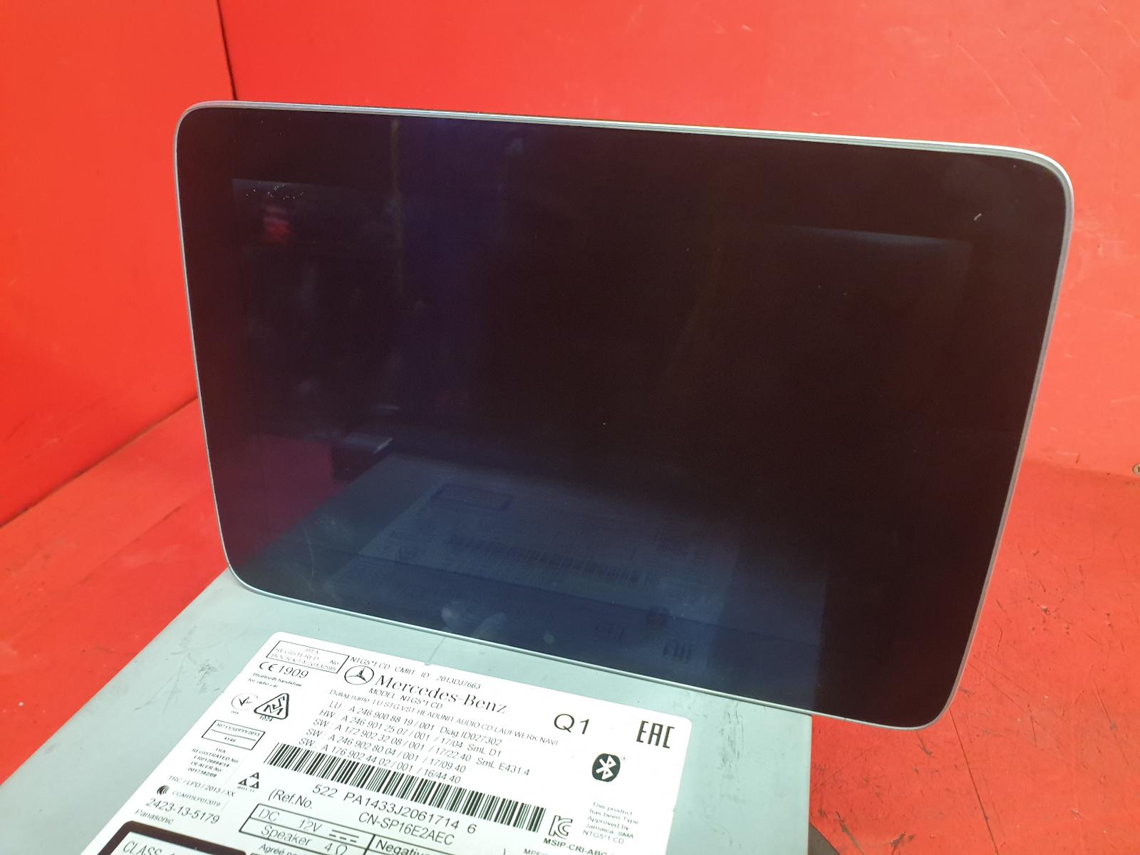 Radio Display A Class Mercedes 2018