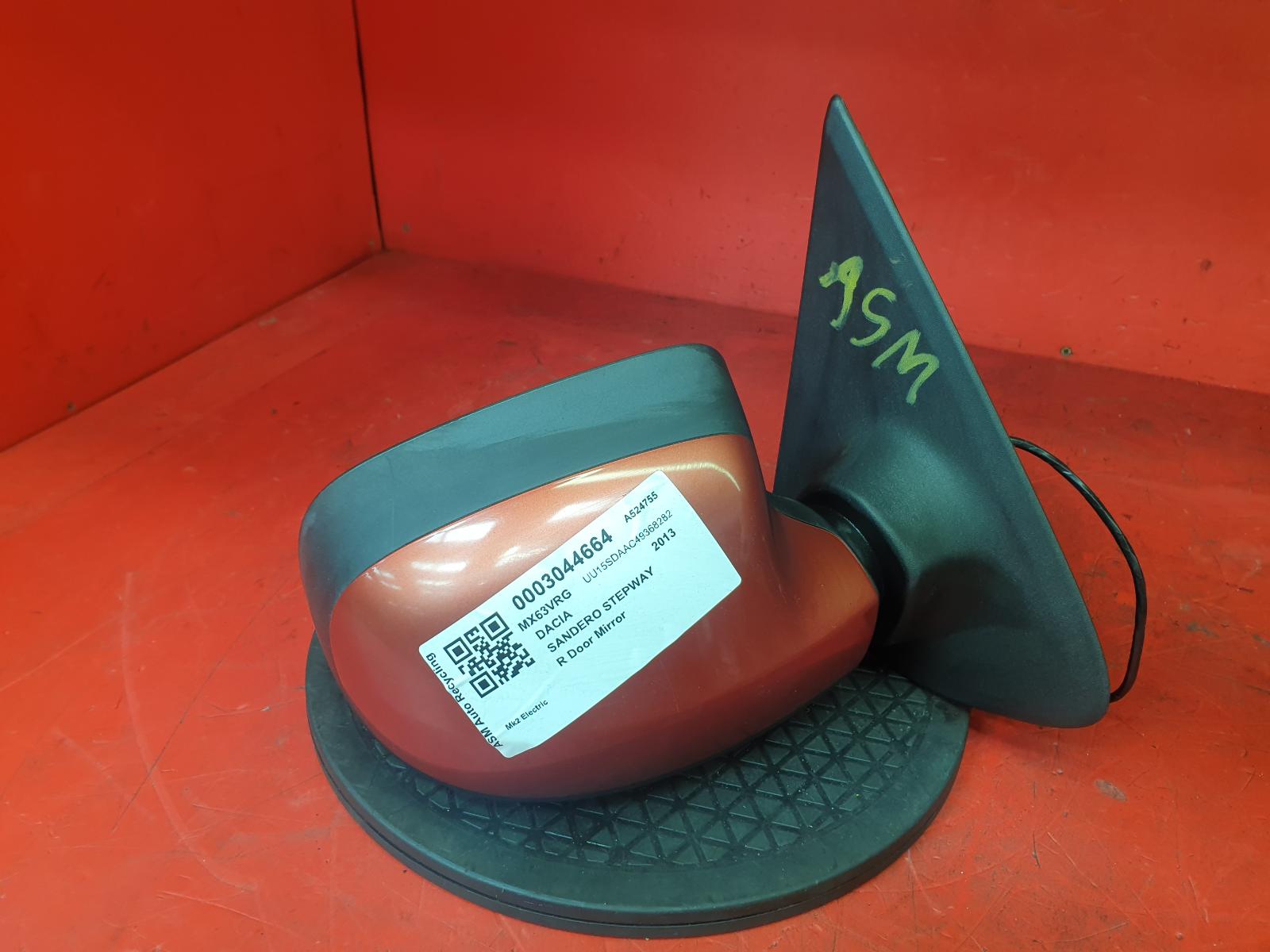 R Door Mirror Sandero Stepway Dacia 2013