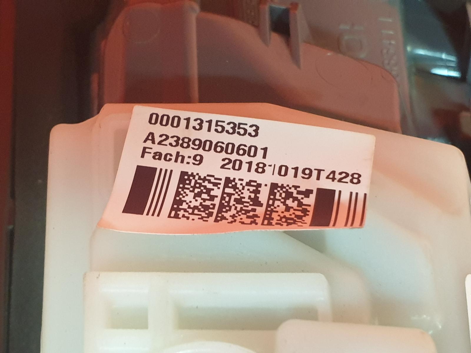 L Taillight E Class Mercedes 2018 