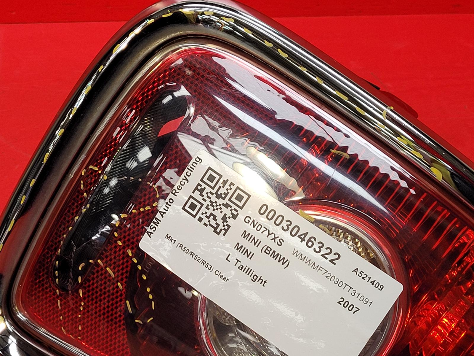 L Taillight Mini Mini (bmw) 2007
