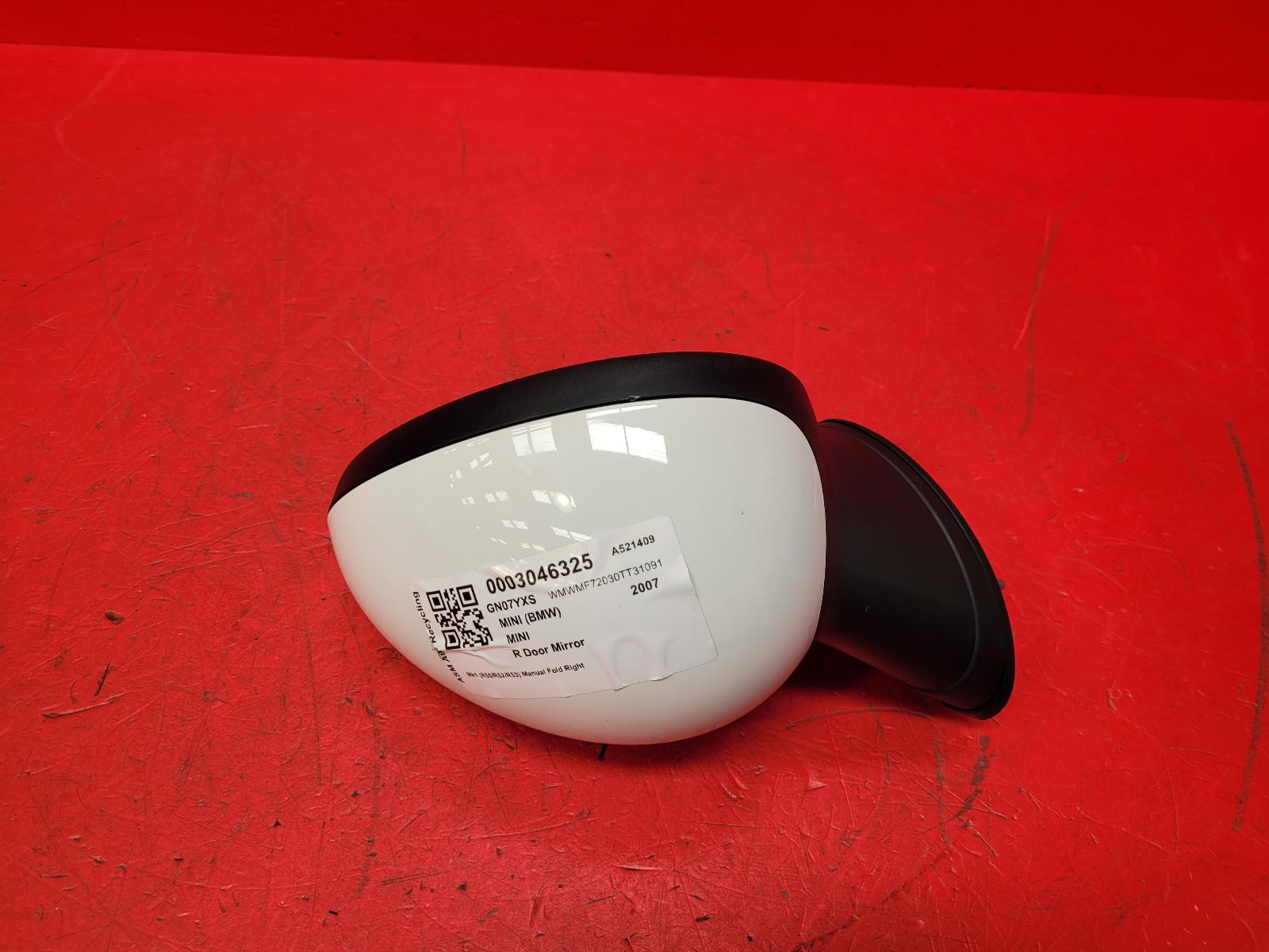 R Door Mirror Mini Mini (bmw) 2007 