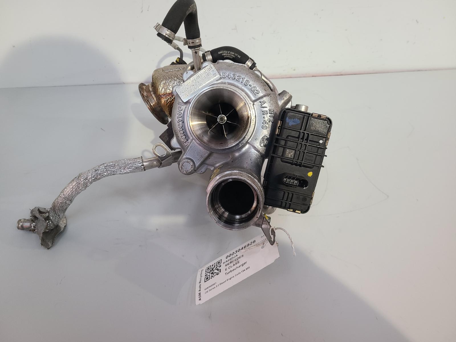 View Auto part Turbocharger Mercedes E Class 2018