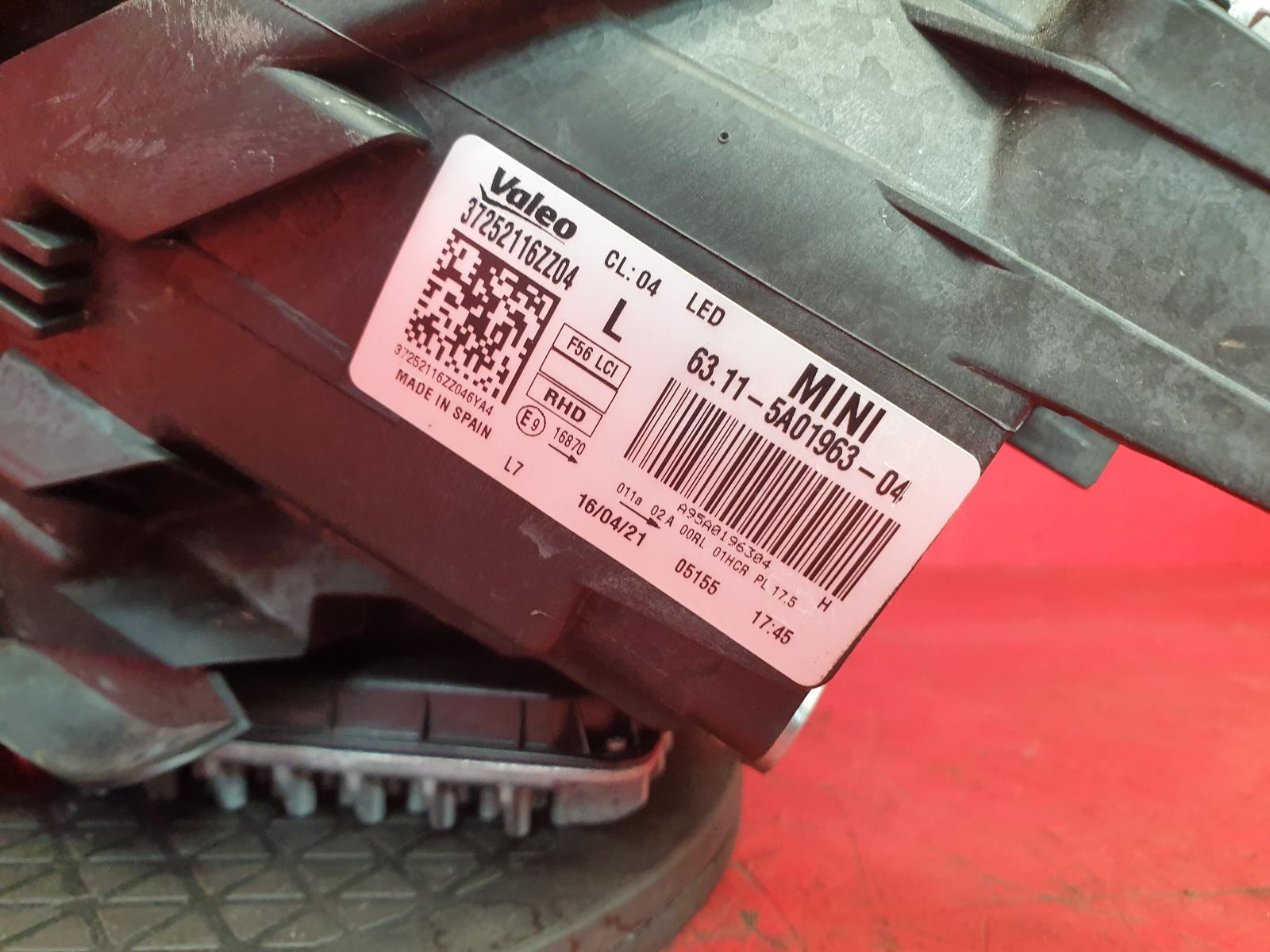 L Headlamp Mini Mini (bmw) 2021 