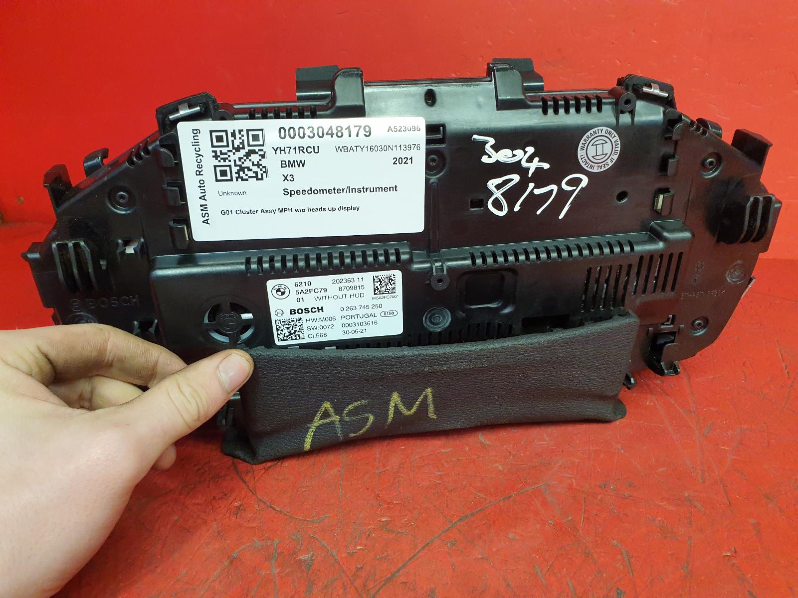 View Auto part Speedometer Bmw X3 2021