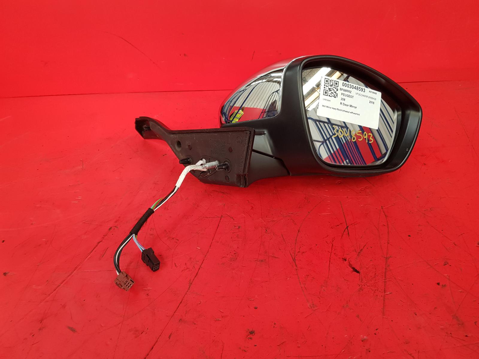 R Door Mirror 208 Peugeot 2018