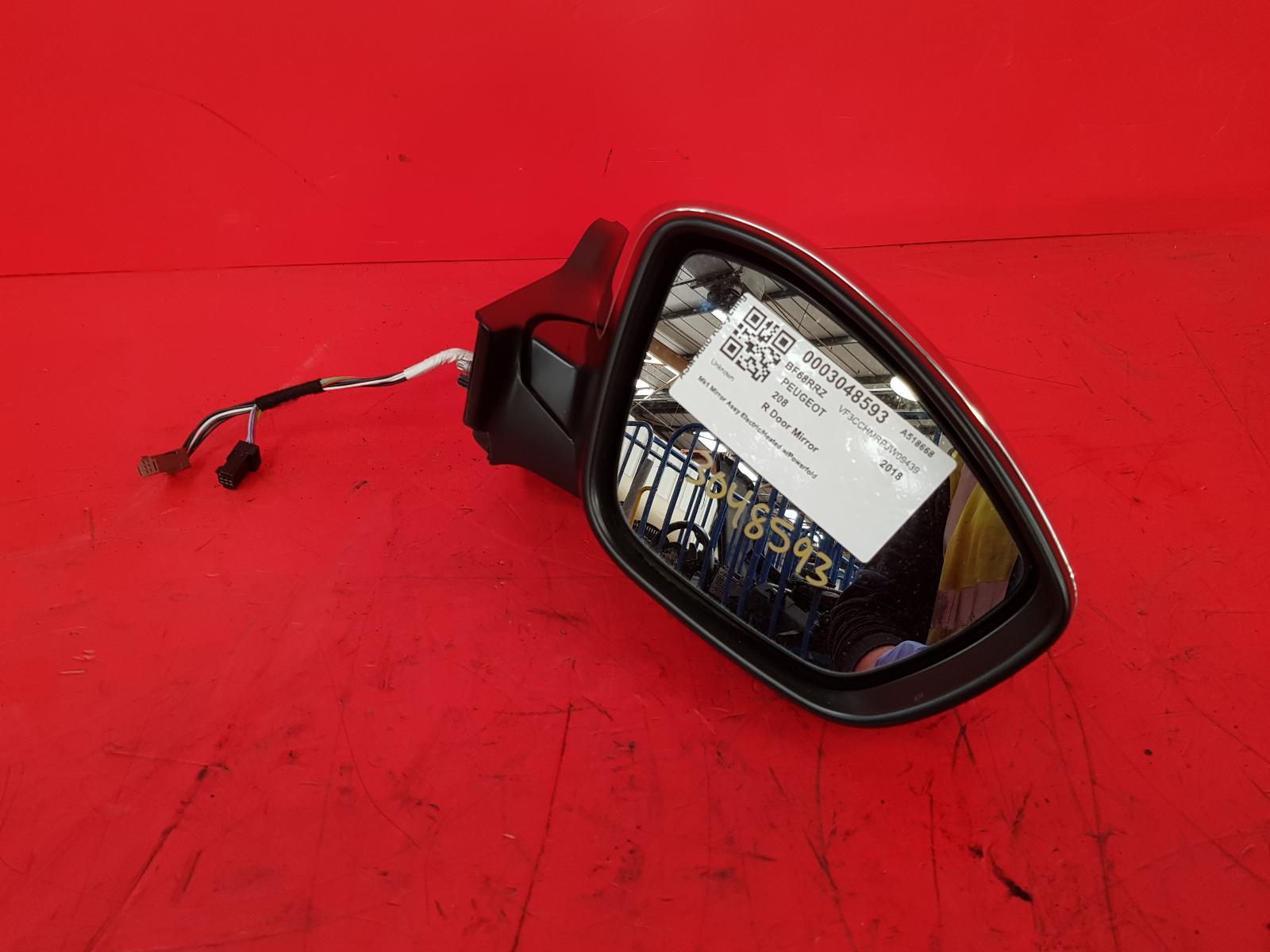 R Door Mirror 208 Peugeot 2018