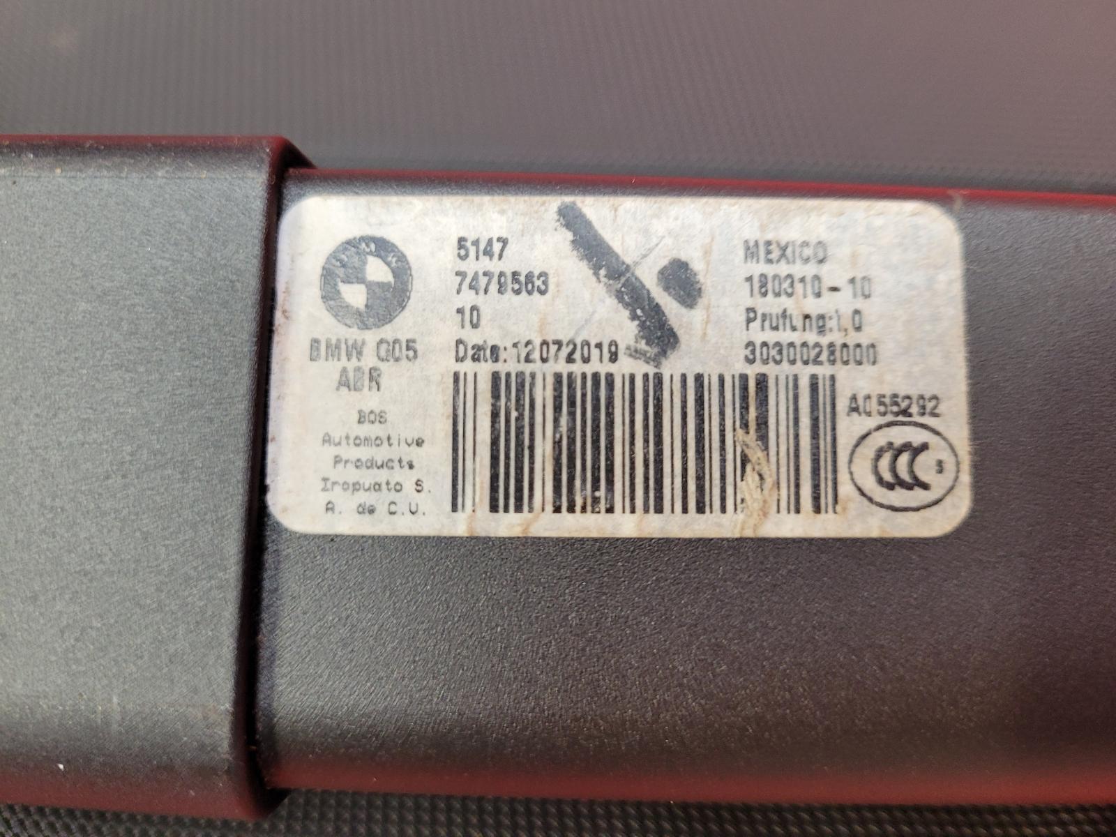 Parcel Shelf X5 Bmw 2019