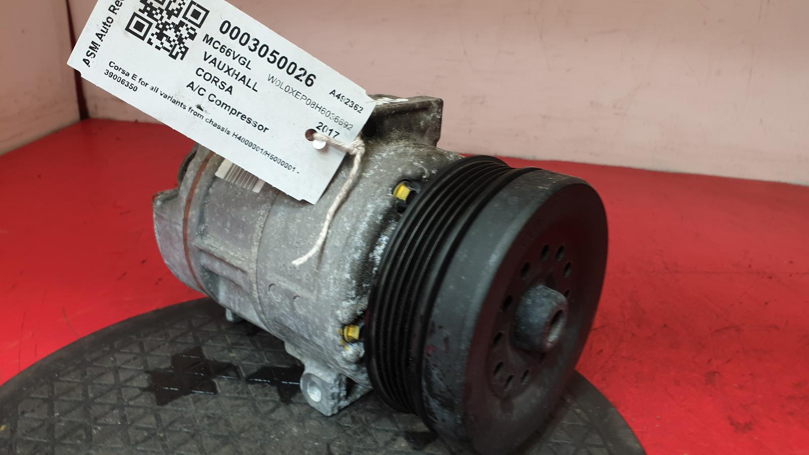 Compressor Corsa Vauxhall 2017
