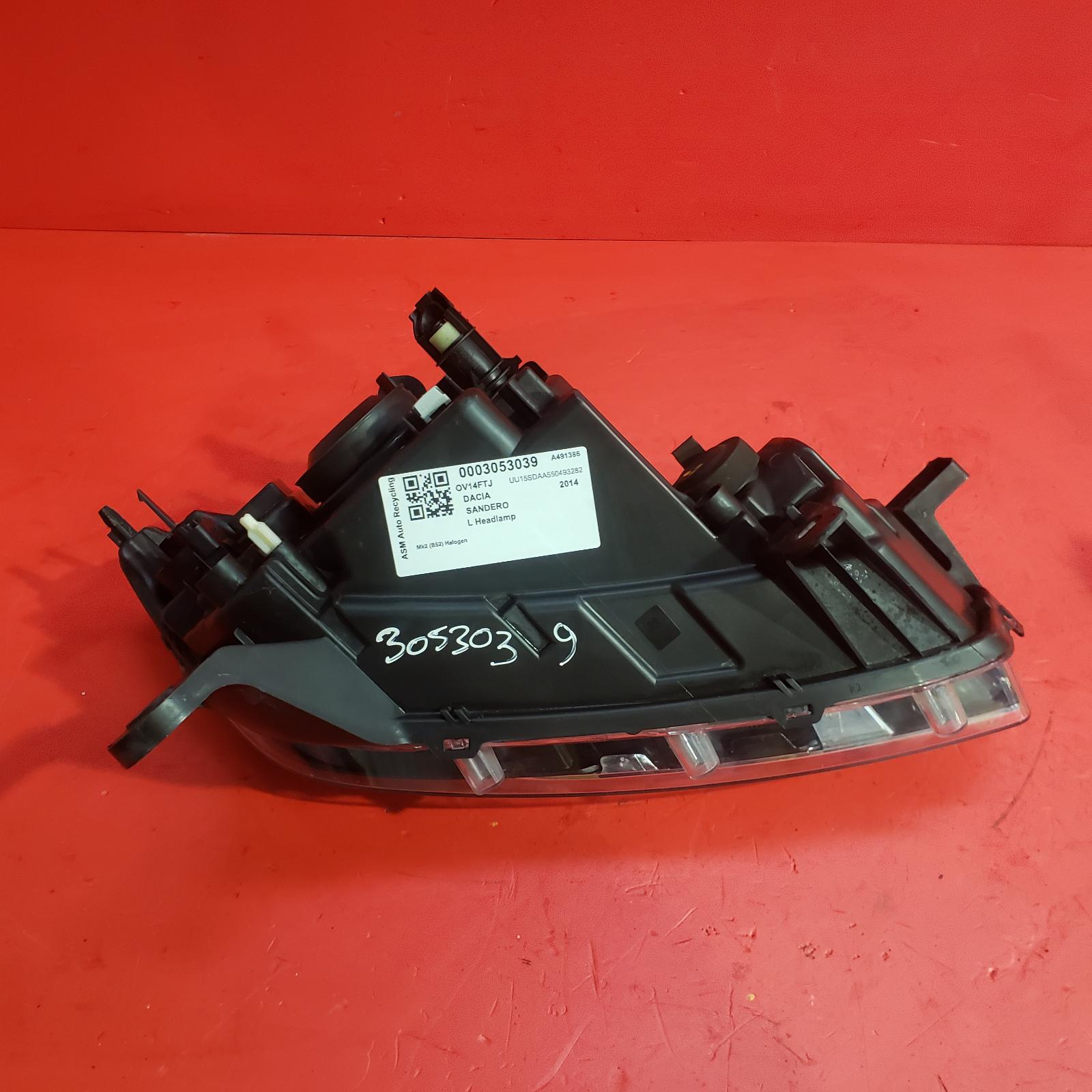 L Headlamp Sandero Dacia 2014 