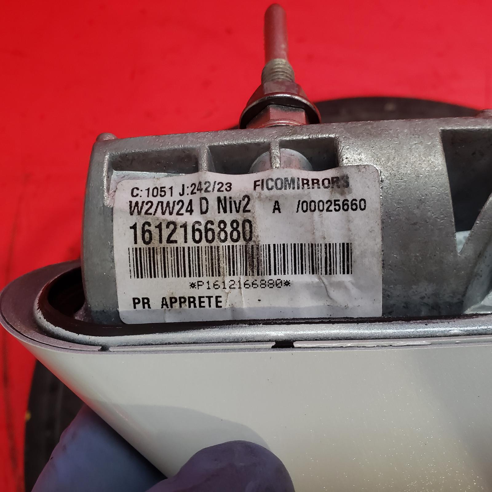 R Door Mirror 508 Peugeot 2017 