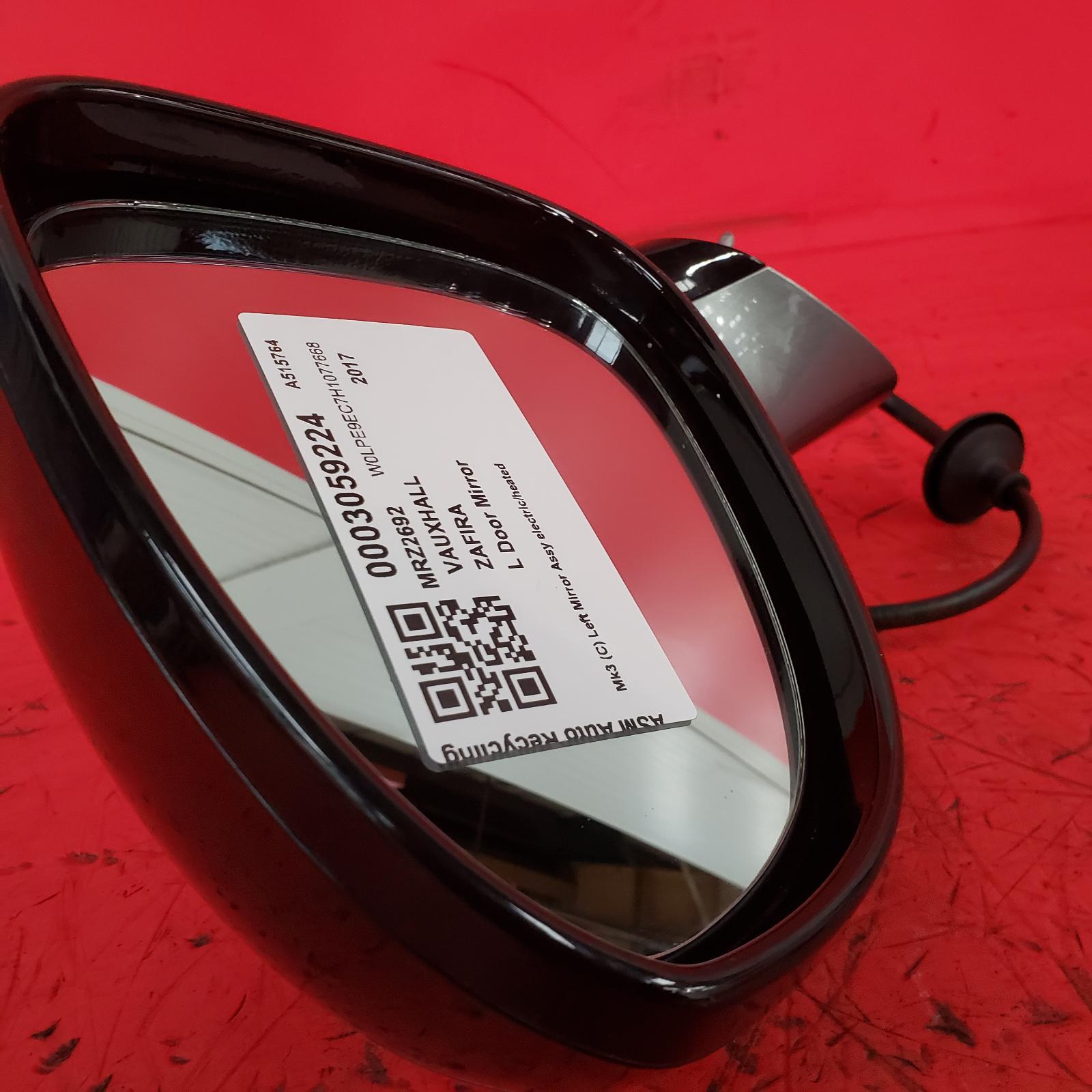 L Door Mirror Zafira Vauxhall 2017