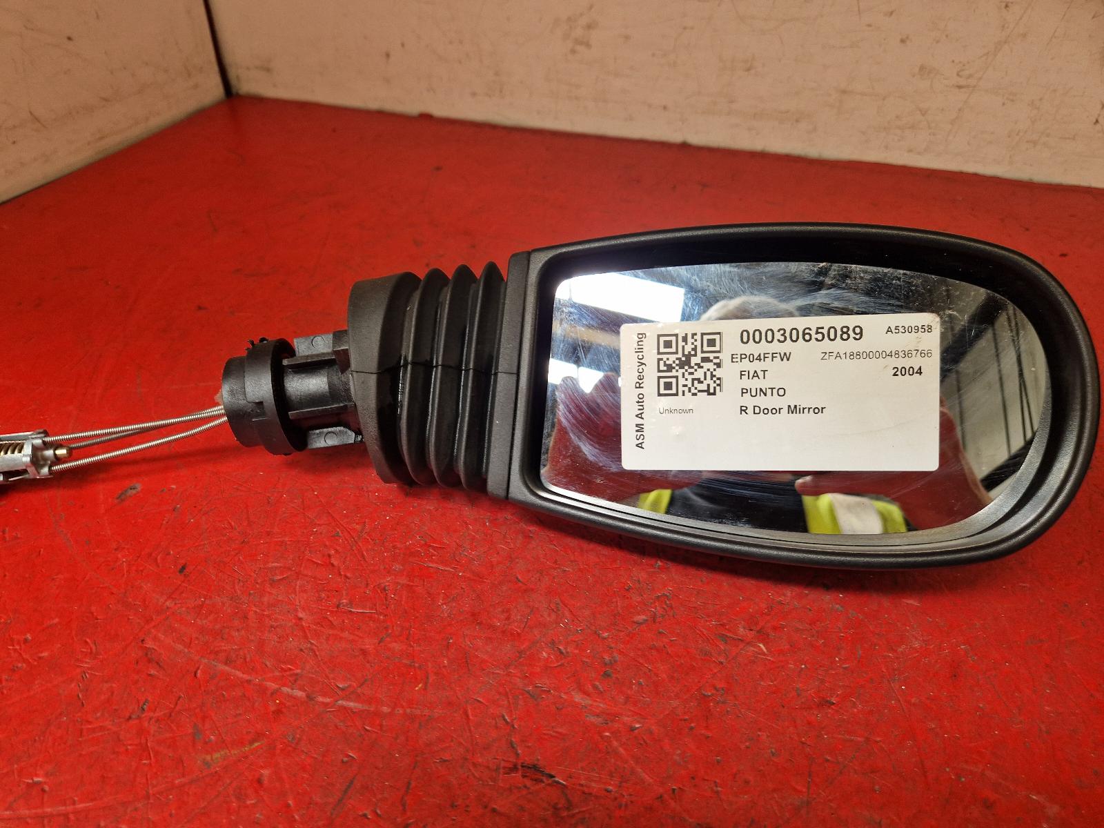 R Door Mirror Punto Fiat 2004 