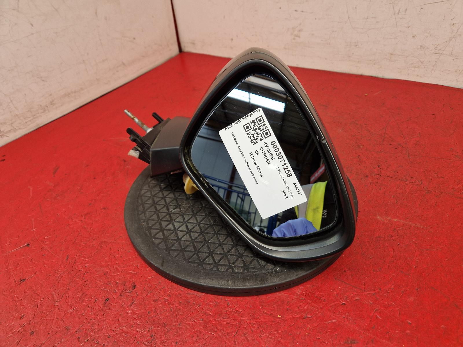 R Door Mirror C4 Citroen 2013