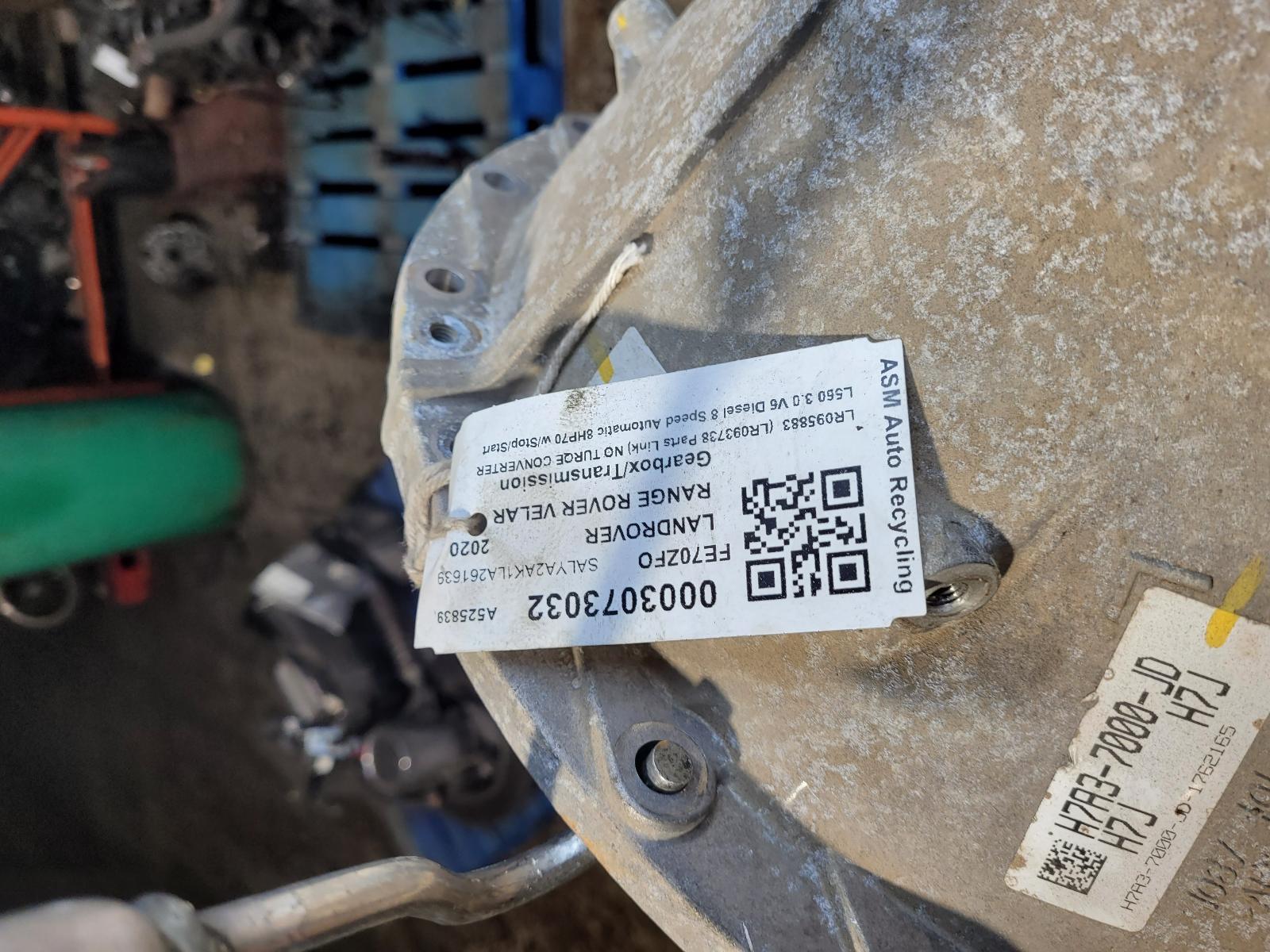 View Auto part Gearbox Land Rover Range Rover Velar 2020