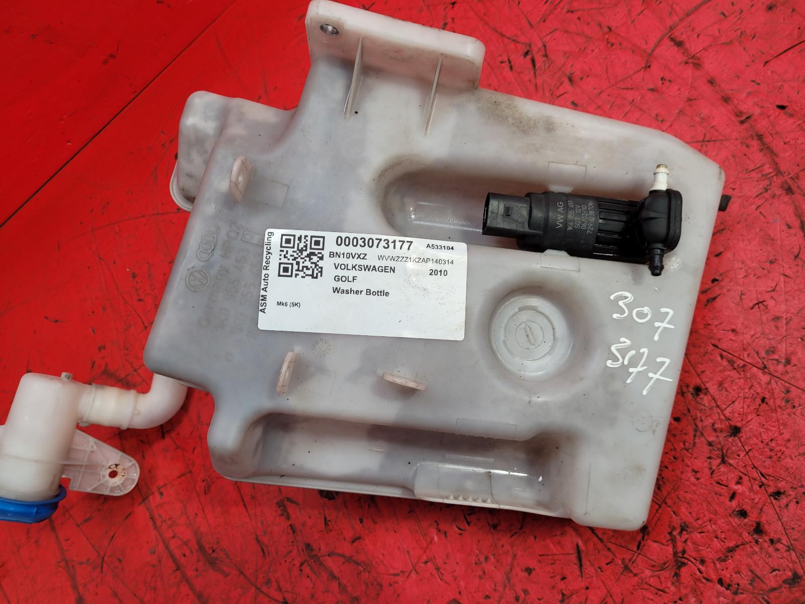 Washer Bottle Golf Volkswagen 2010
