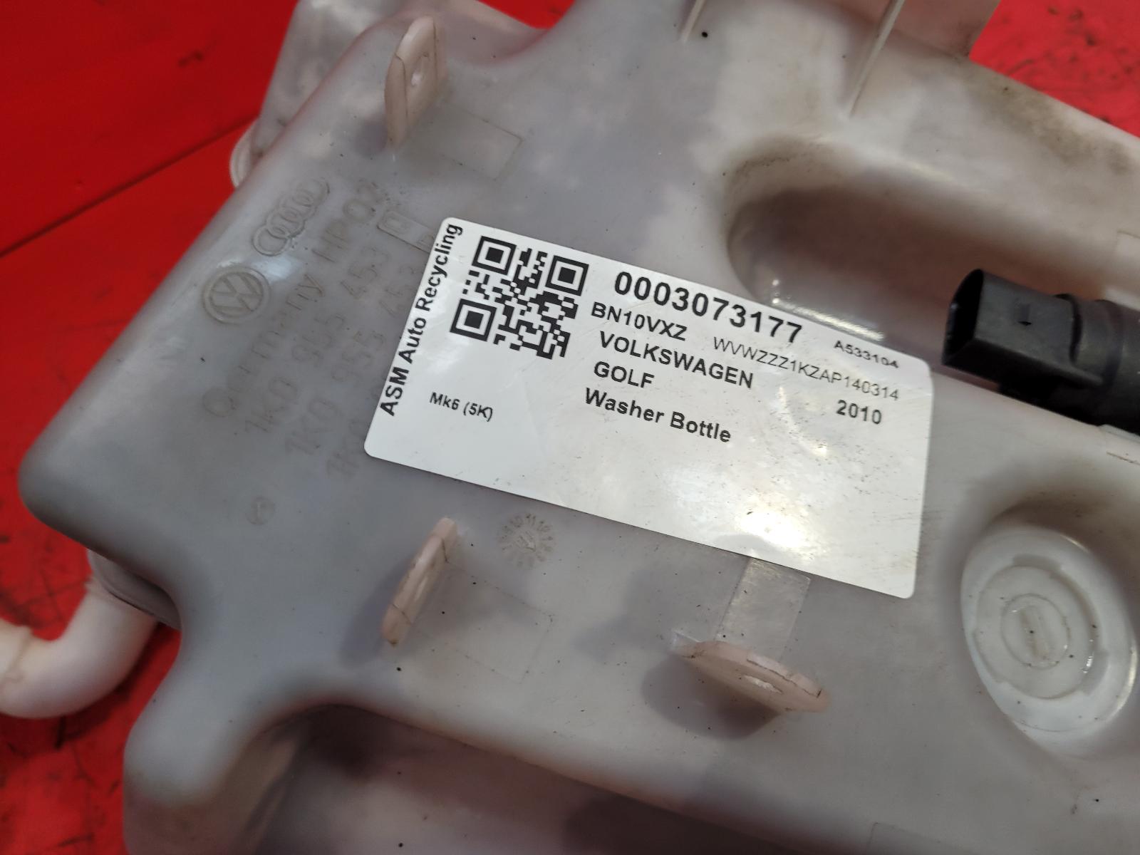 Washer Bottle Golf Volkswagen 2010