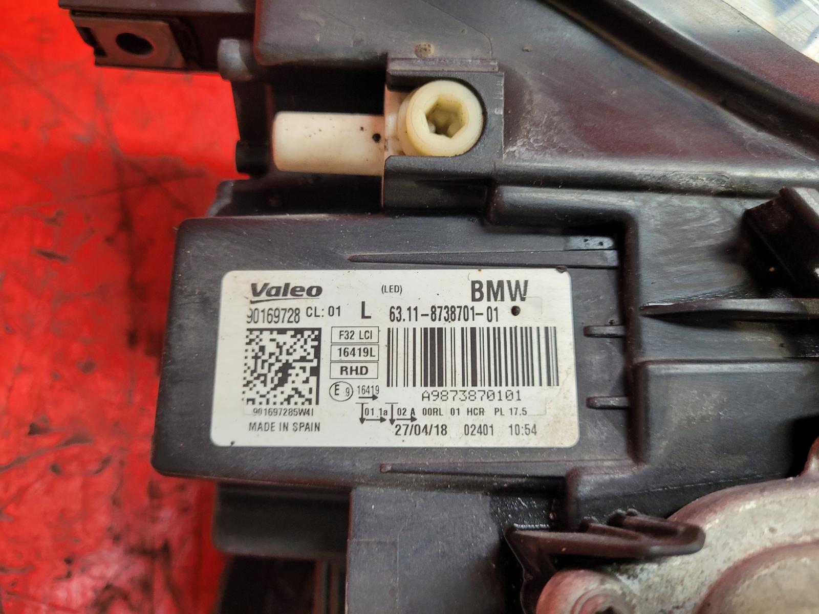 L Headlamp 4 Series Bmw 2018
