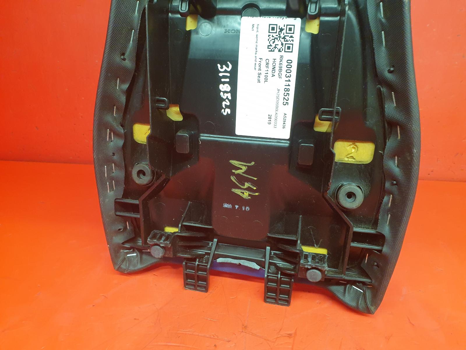 2019 Honda Crf1100l Front Seat View Auto part Front Seat Honda Crf1100l 2019