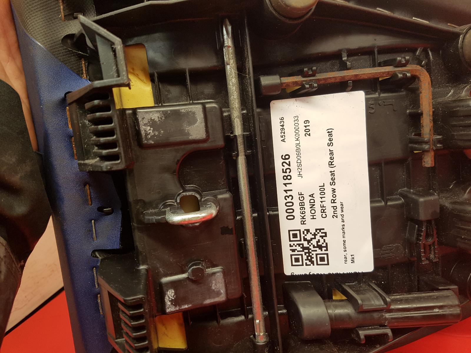 View Auto part 2nd Seat (Rear Seat) Honda Crf1100l 2019