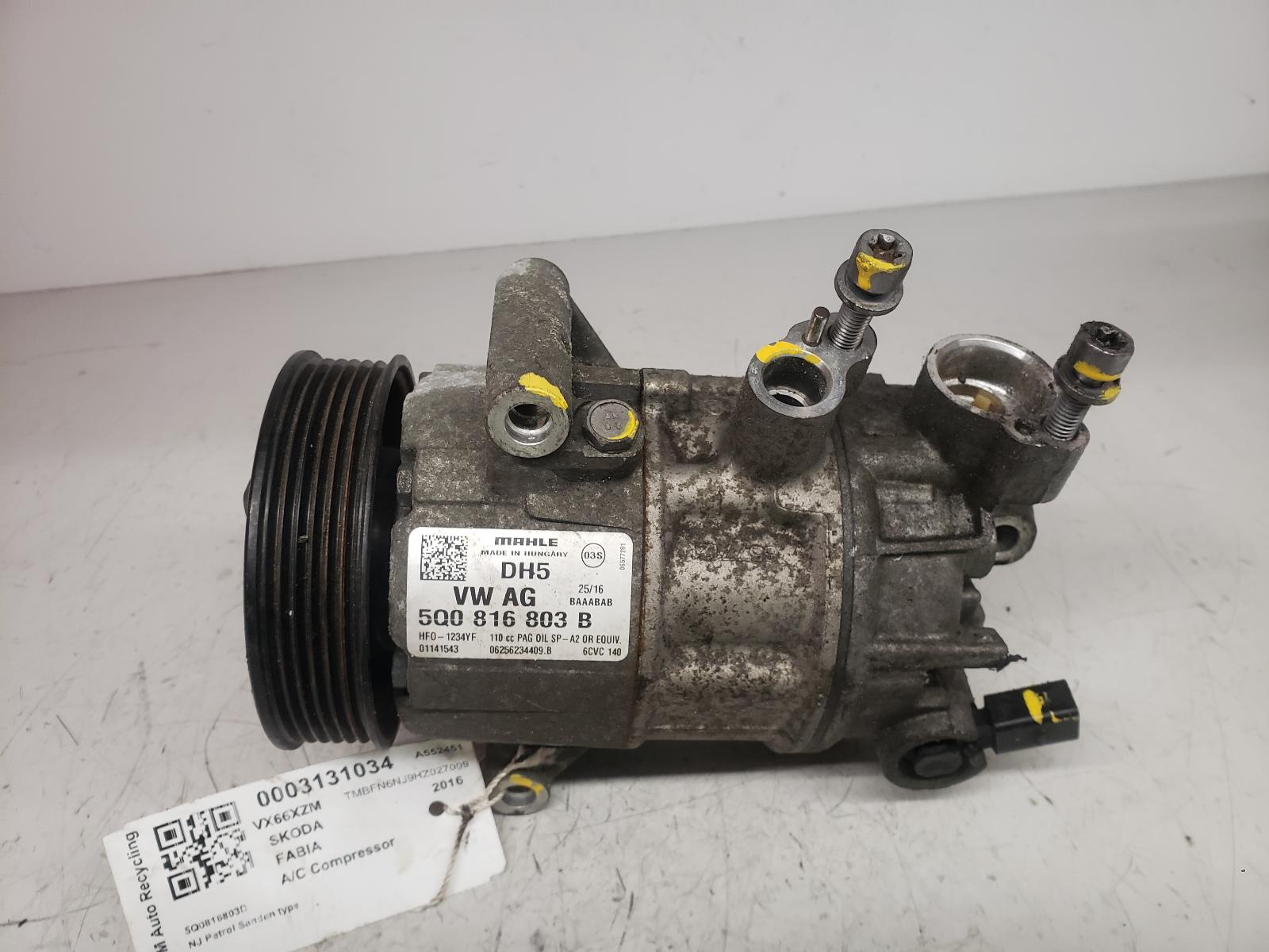 View Auto part Compressor Skoda Fabia 2016
