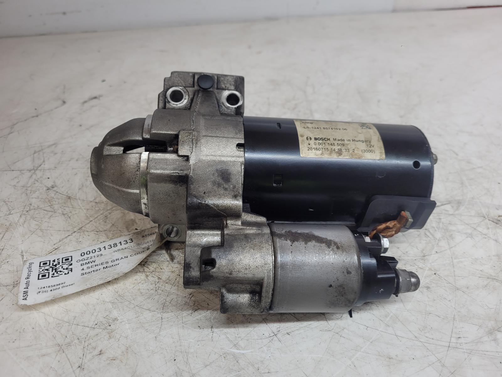 View Auto part Starter Motor Bmw 4 Series Gran Coupe 2016