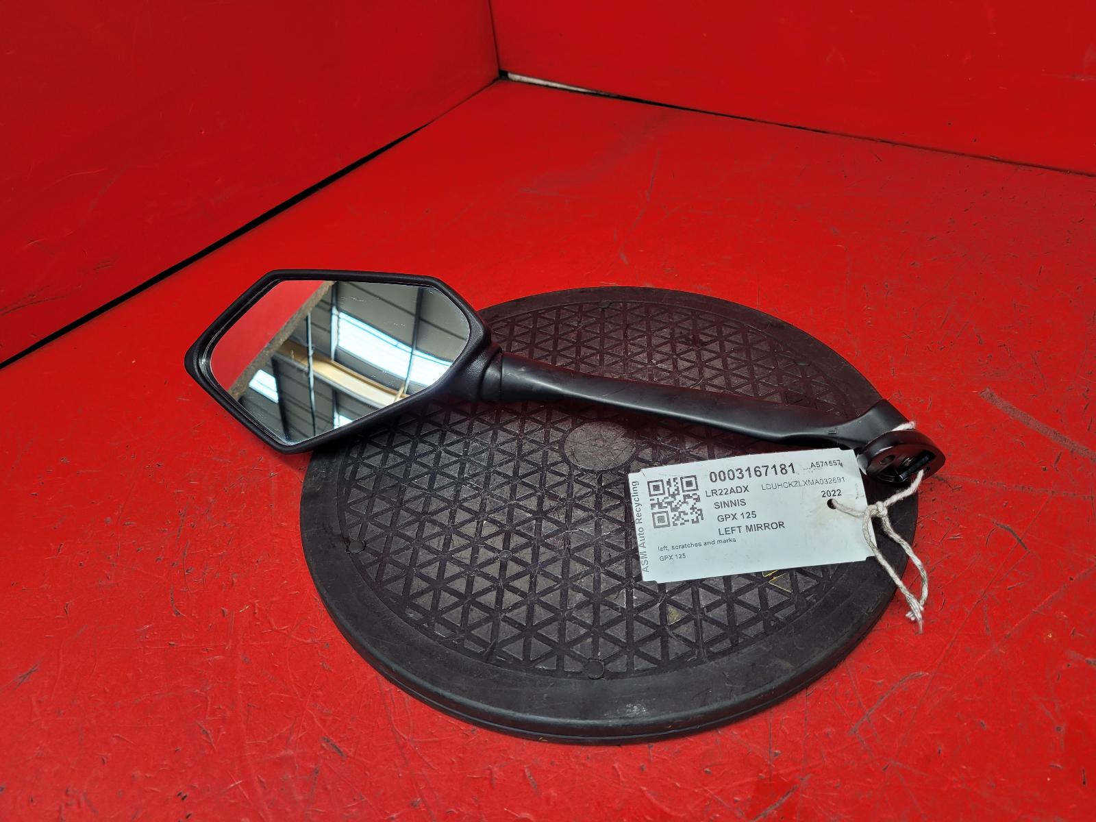 View Auto part Left Mirror Sinnis Gpx 125 2022