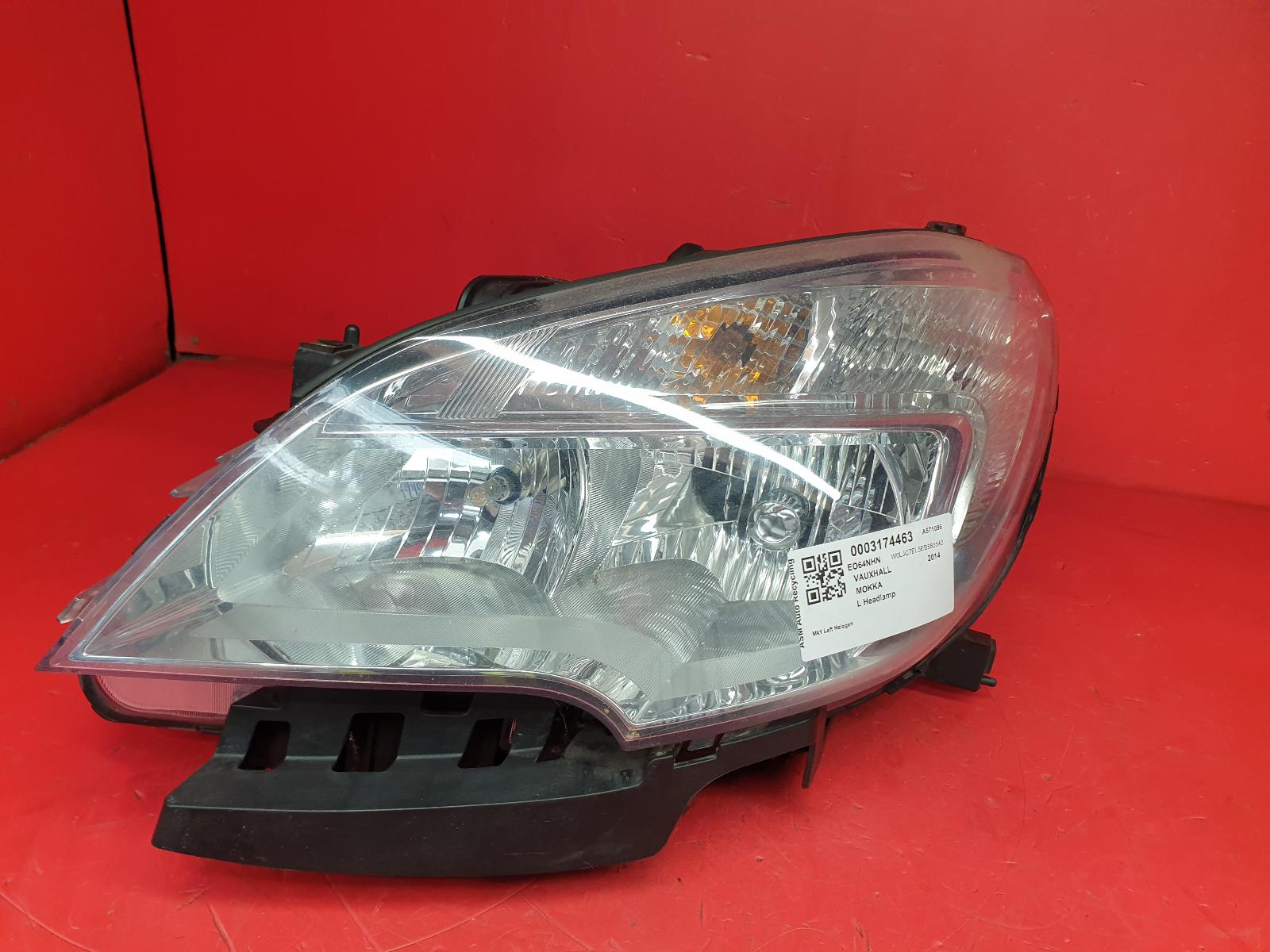 View Auto part L Headlamp Vauxhall Mokka 2014