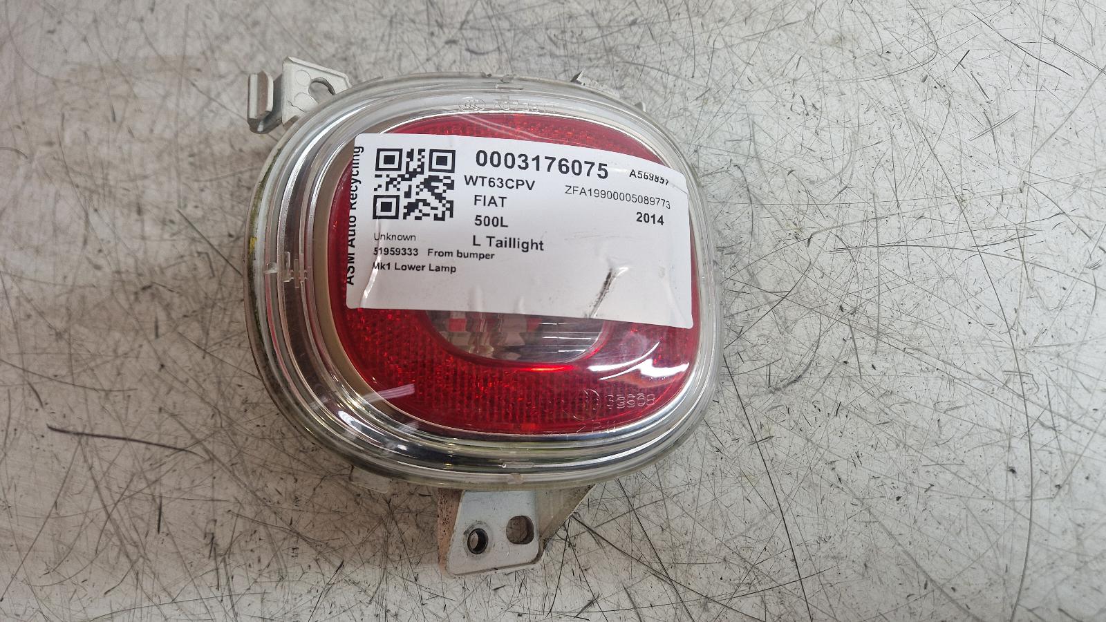 View Auto part L Taillight Fiat 500l 2014