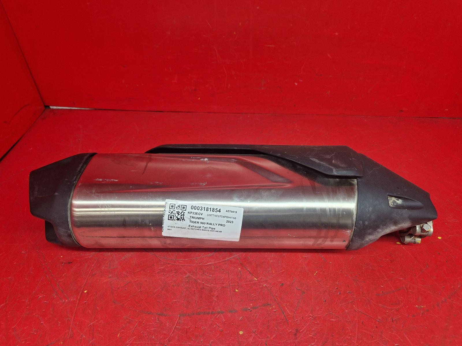 View Auto part Exhaust Tail Pipe Triumph Tiger 900 Rally Pro 2023