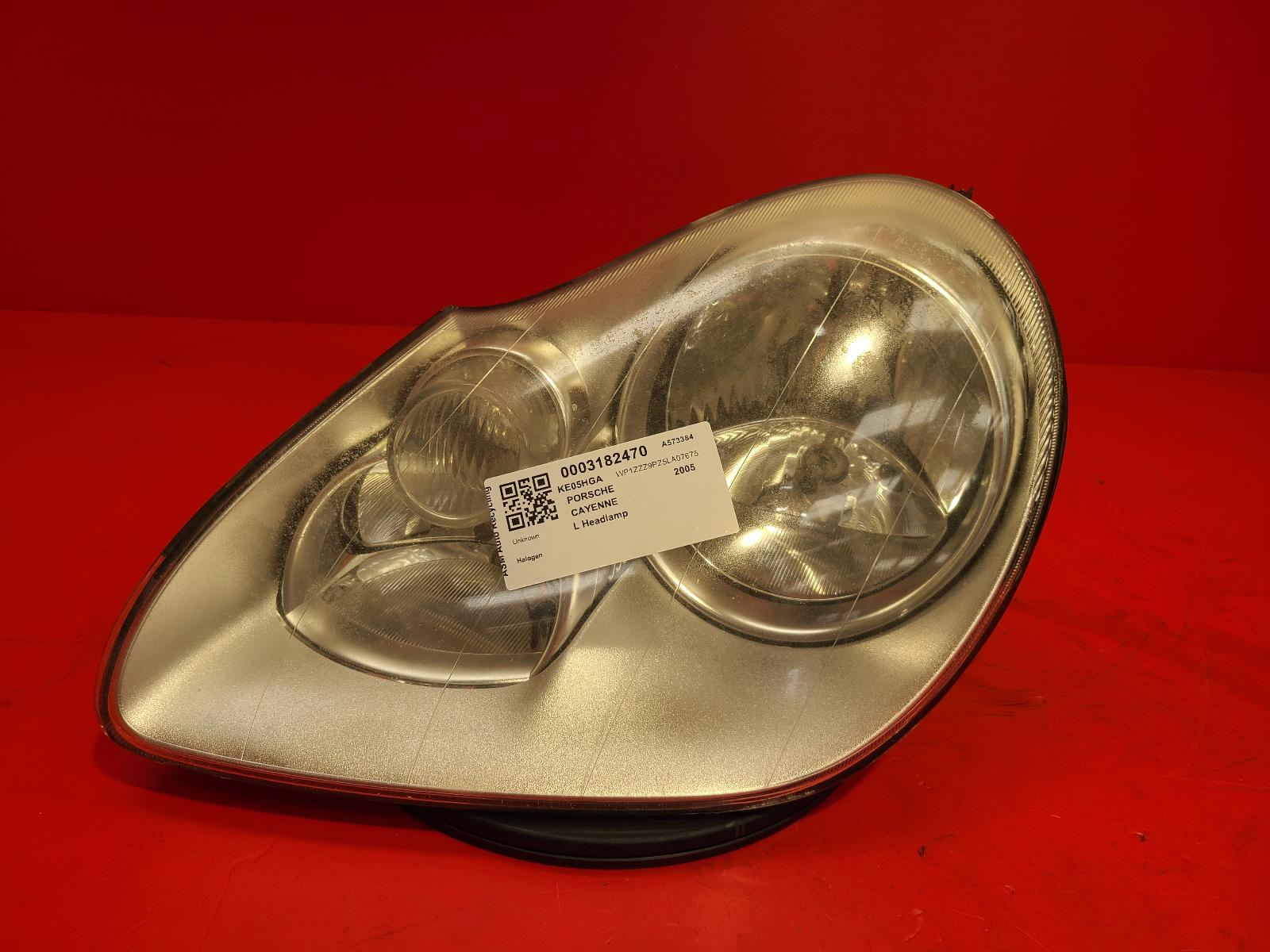 View Auto part L Headlamp Porsche Cayenne 2005