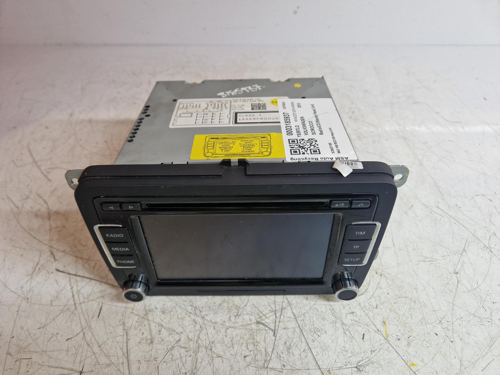 View Auto part A/V Equipment Volkswagen Scirocco 2010