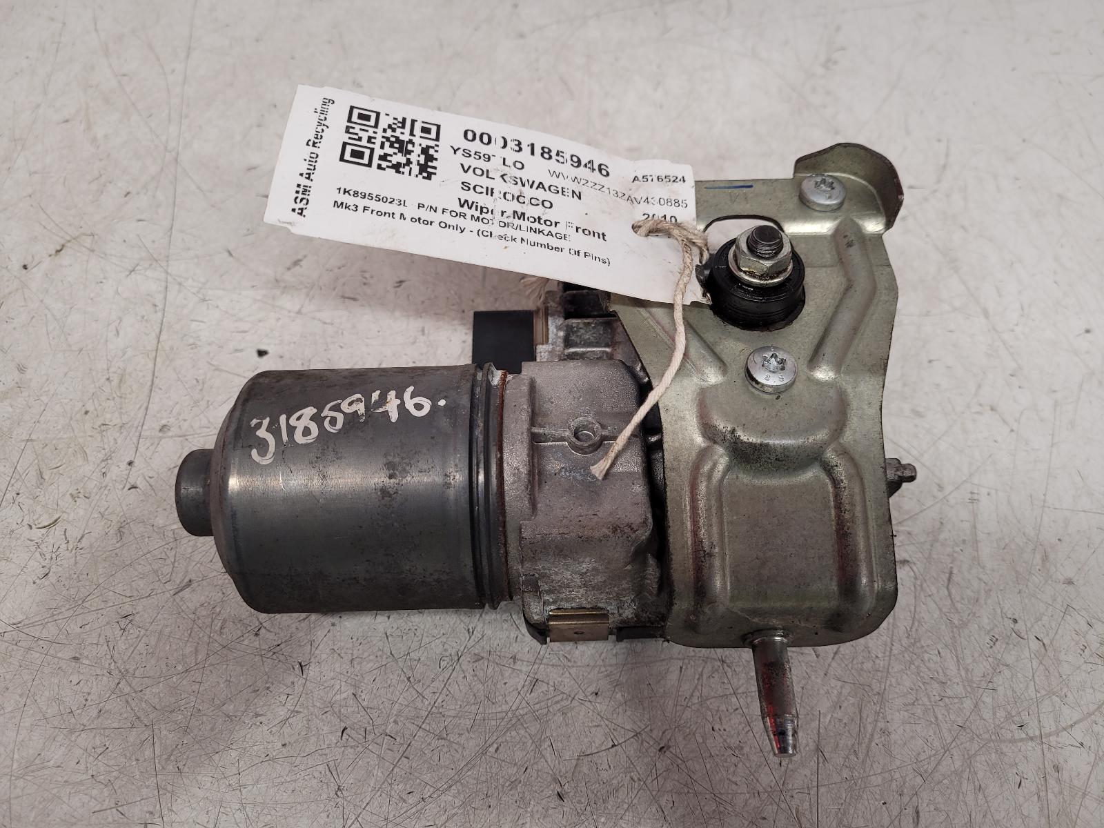 View Auto part Wiper Motor Front Volkswagen Scirocco 2010