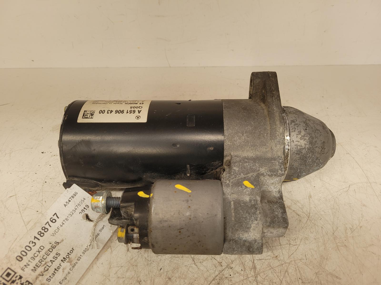 View Auto part Starter Motor Mercedes V Class 2019