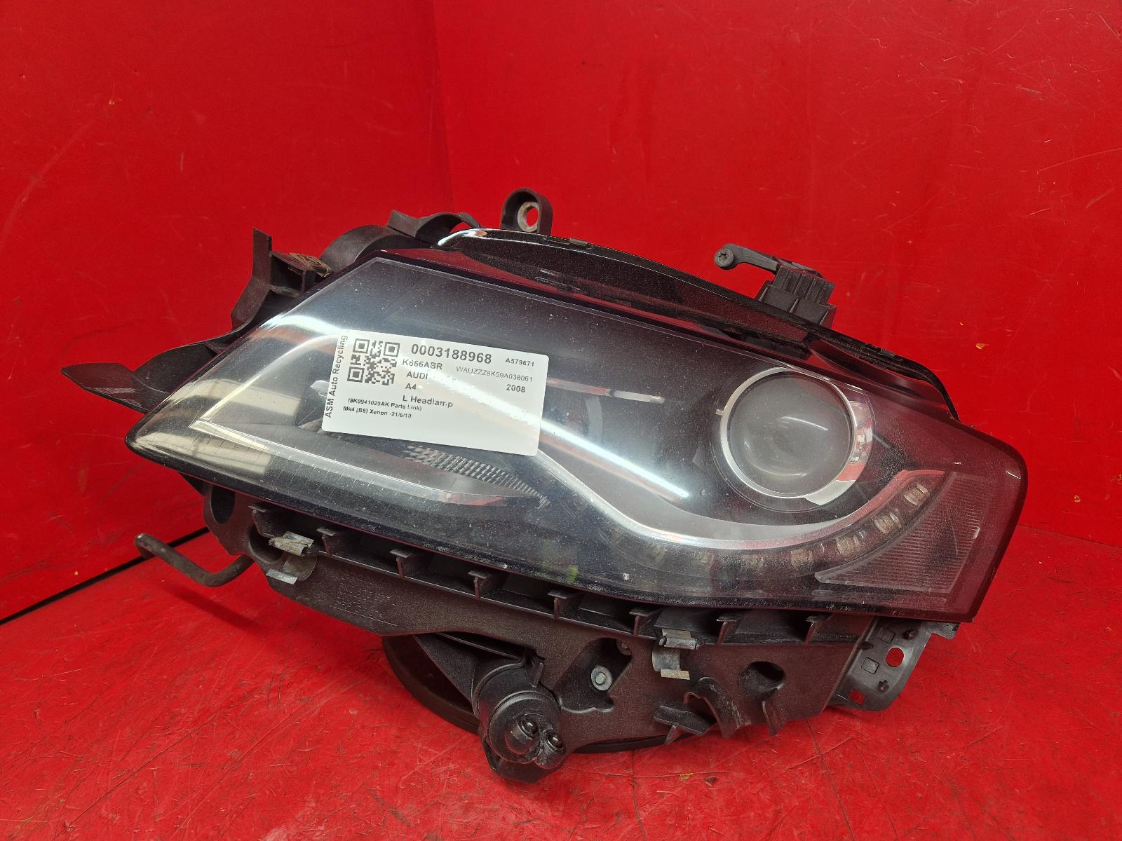 View Auto part L Headlamp Audi A4 2008