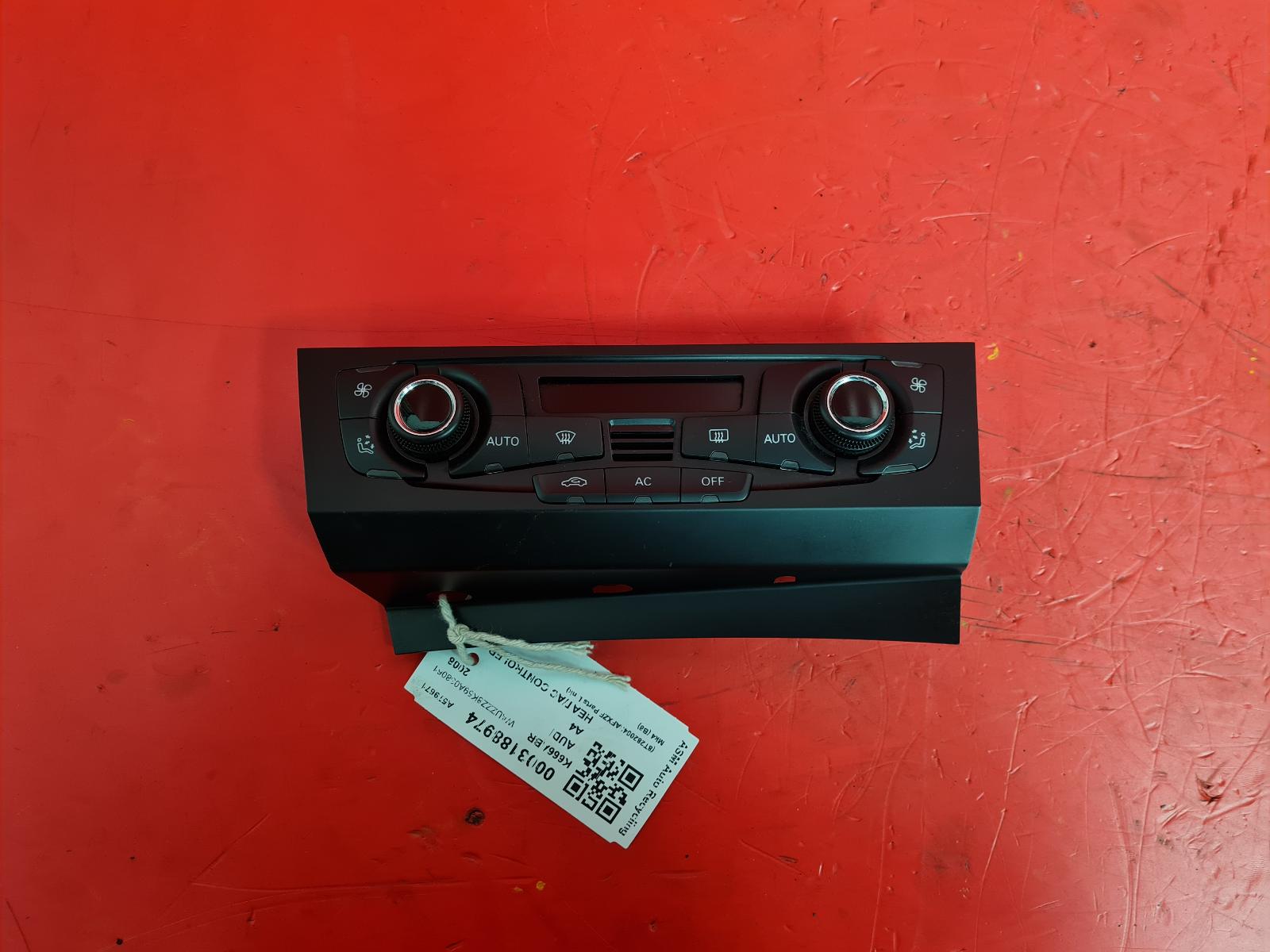 View Auto part Heater/AC Controller Audi A4 2008