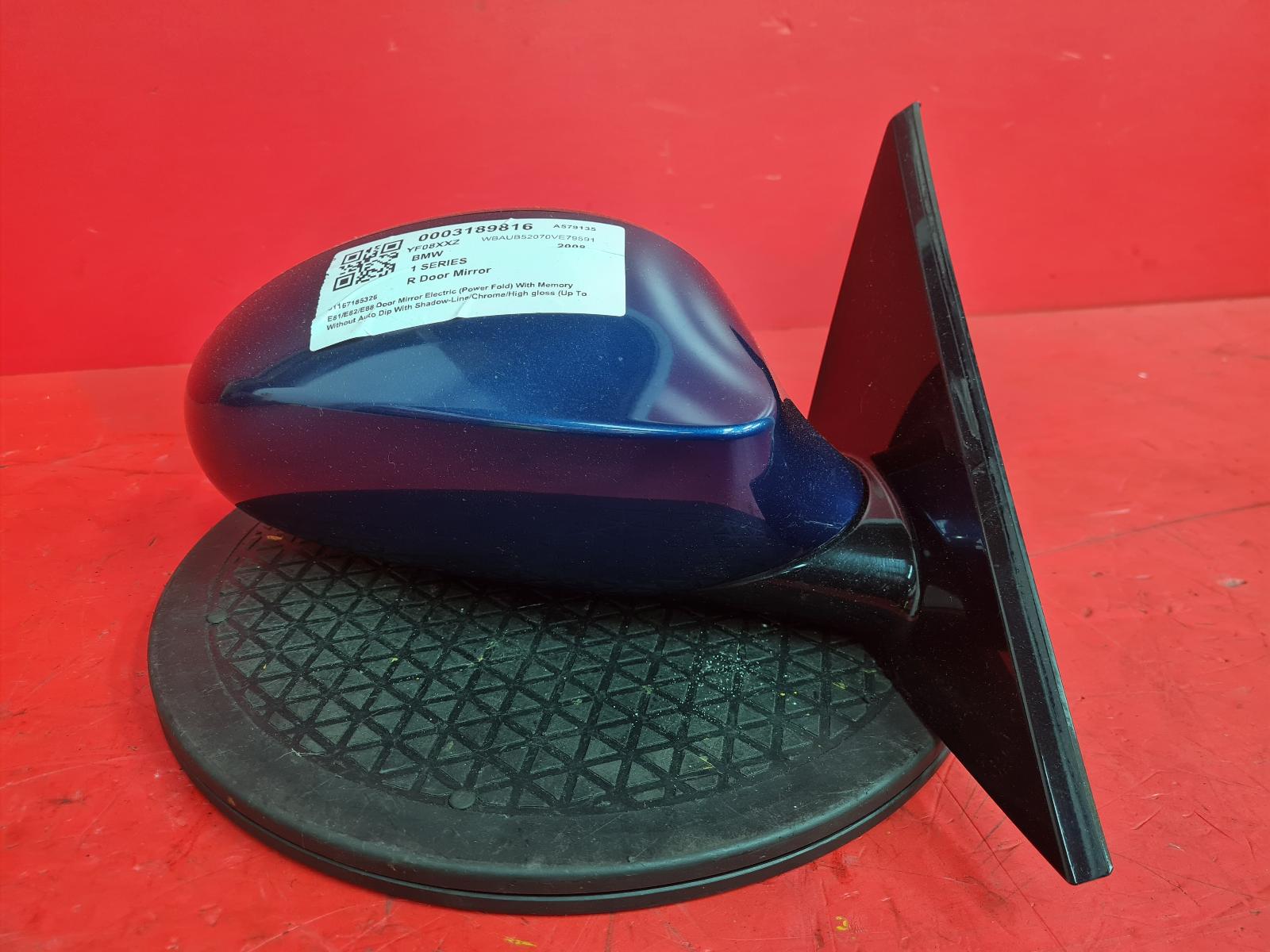 View Auto part R Door Mirror Bmw 1 Series 2008