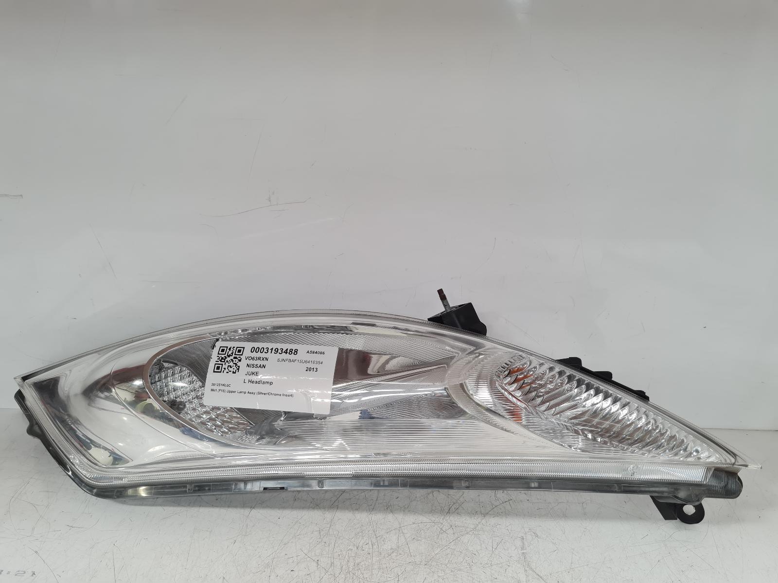 View Auto part L Headlamp Nissan Juke 2013