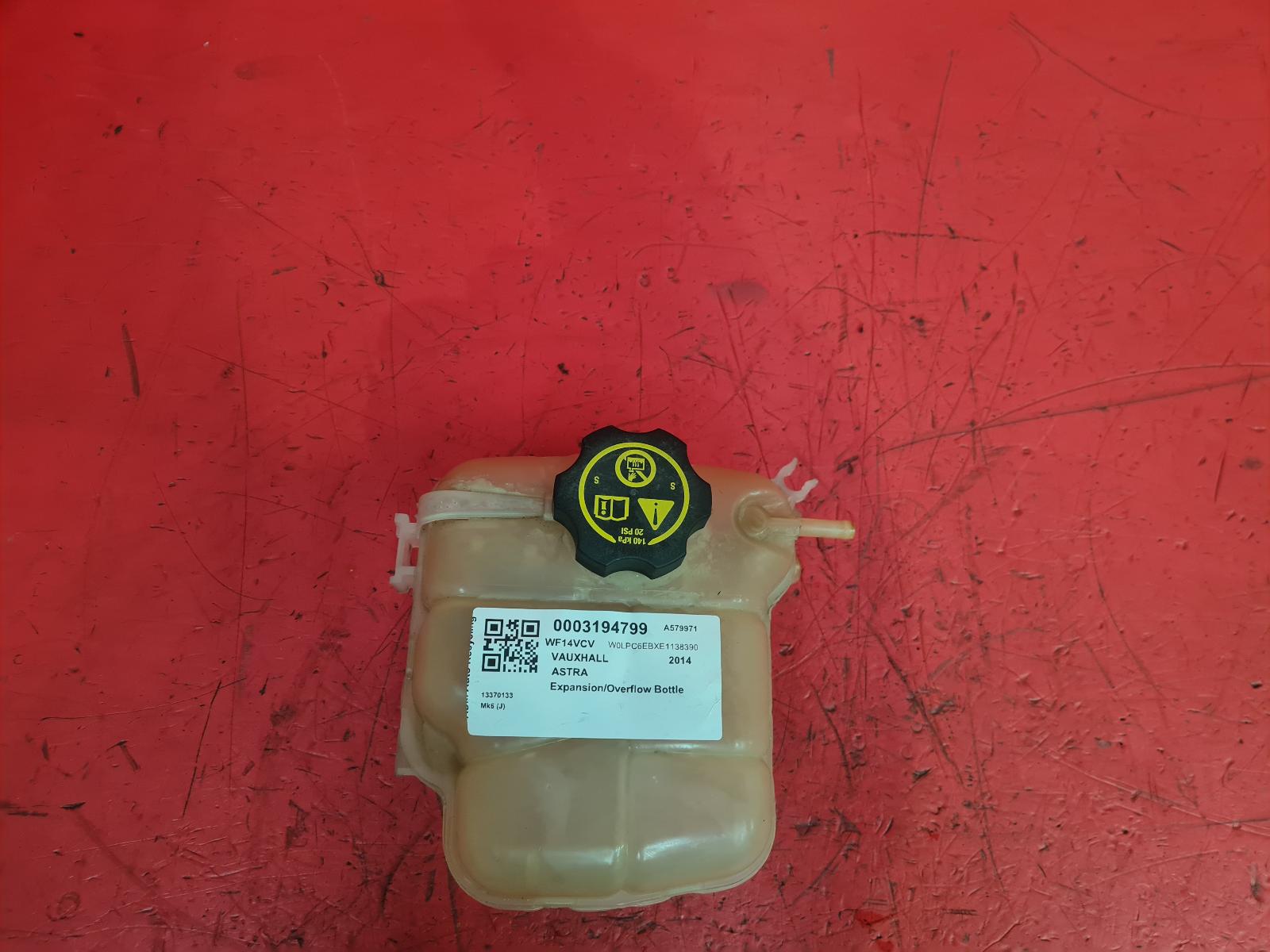 View Auto part Overflow Bottle Vauxhall Astra 2014
