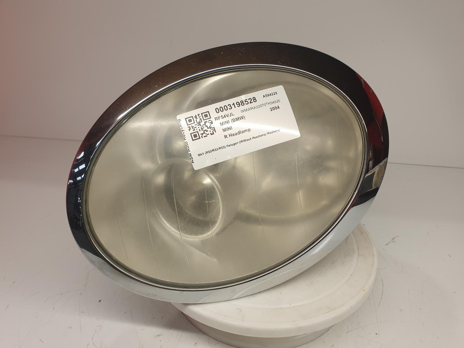 View Auto part R Headlamp Mini (bmw) Mini 2004