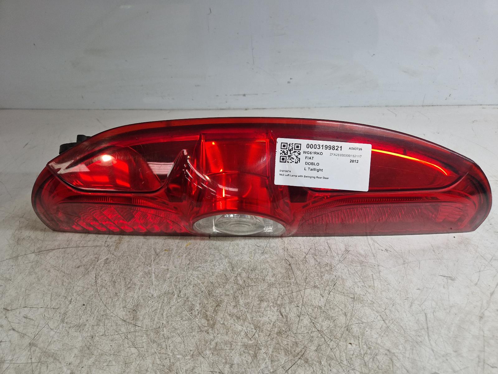 View Auto part L Taillight Fiat Doblo 2012