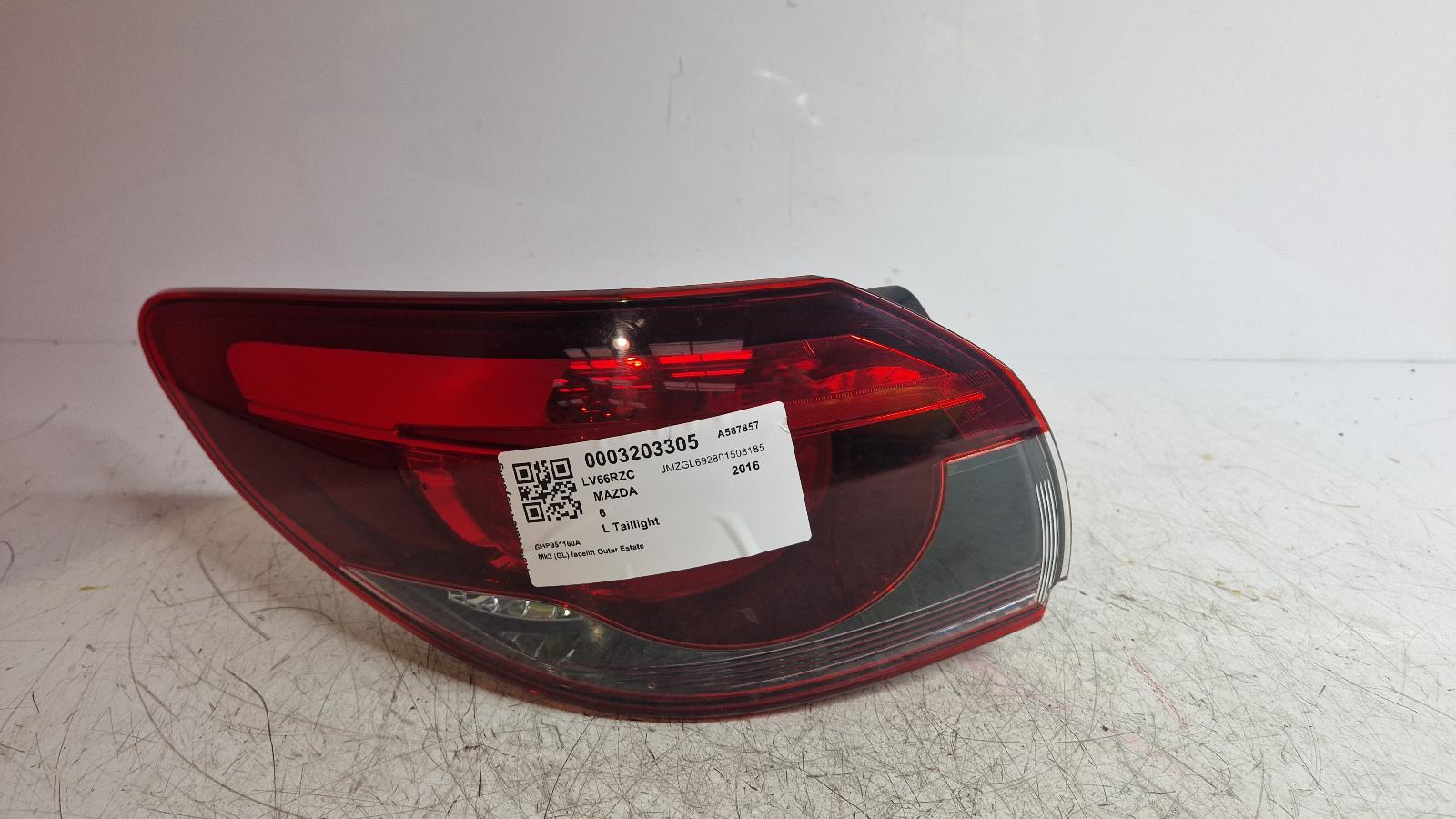 View Auto part L Taillight Mazda 6  2016