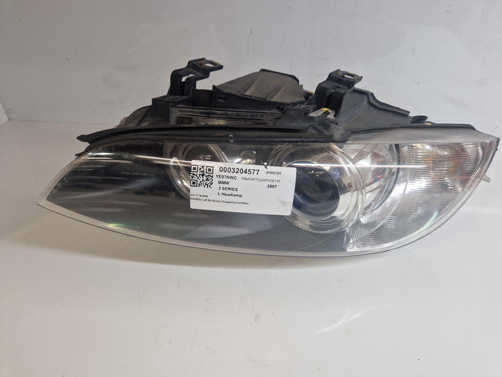 View Auto part L Headlamp Bmw 3 Series 2007