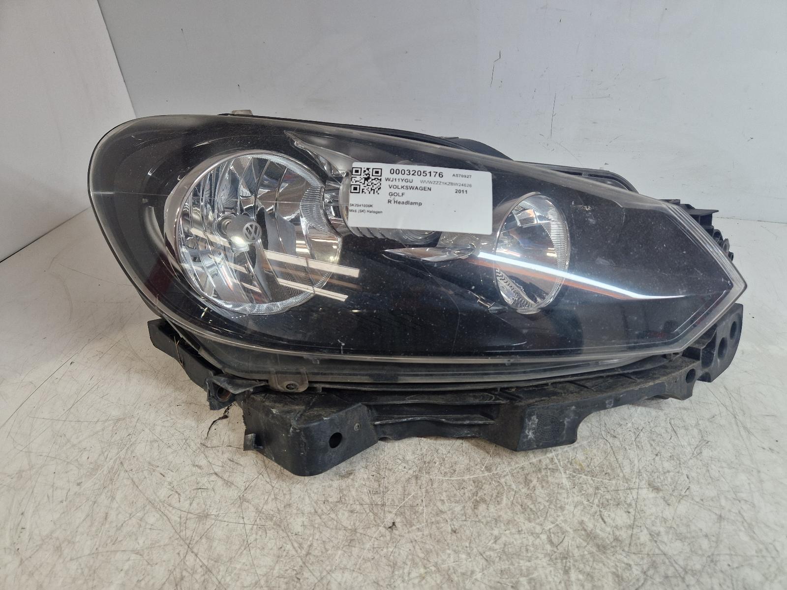View Auto part R Headlamp Volkswagen Golf 2011