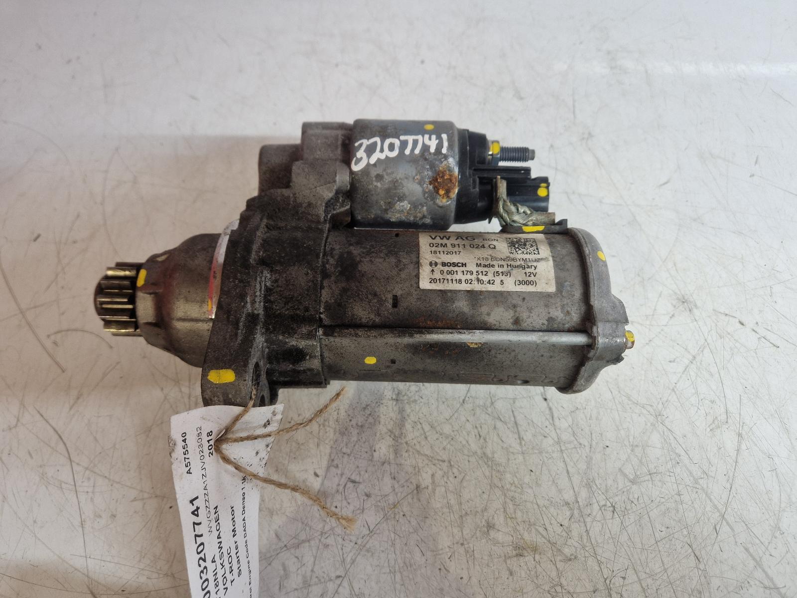 View Auto part Starter Motor Volkswagen T-roc 2018